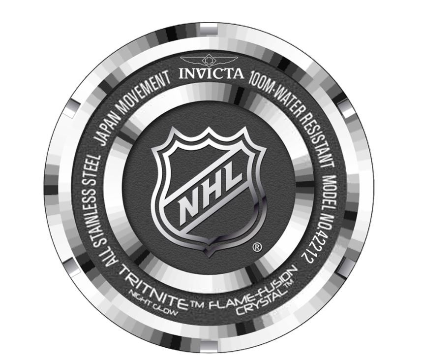 Invicta Women's 42212 NHL Seattle Kraken Quartz Blue, Black Dial Color